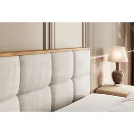 altdecor Boxspringbett 180 x 200 cm H3 Beige