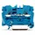 WAGO GmbH& Co. KG Durchgangsklemme 4qmm,blau,2-Leiter 2004-1204