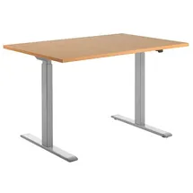 TOPSTAR Schreibtisch E-Table Buche / Grau