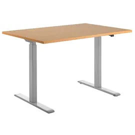 TOPSTAR Schreibtisch E-Table Buche / Grau
