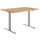 TOPSTAR Schreibtisch E-Table Buche / Grau