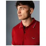 Trigema Poloshirt Slim Fit Polohemd«, Gr. S, rubin, , 37023924-S