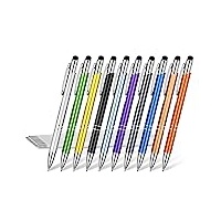 Eingabestift Kugelschreiber mit Gravur, OXYEFEI 2 in 1 Personalisiert Stylus Stifte mit Wunschtext Hochempfindlich für Touch Screens Gerte Smartphones (Mischfarbe2)