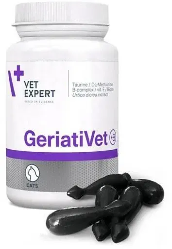 VET EXPERT GERIATIVET CAT - Unterstützungspräparat für ältere Katzen 60 Kapseln (Rabatt für Stammkunden 3%)