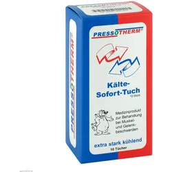 Pressotherm Kälte Sofort Tuch 10 St