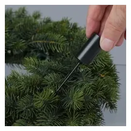 MARELIDA Stabkerzenhalter für Adventskranz Gesteck ohne Dorn Kerzenpick 4St