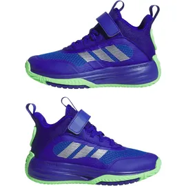 adidas Own The Game 3.0 Basketballschuhe Kinder JR9920 - lucid blue/silver met./lime burst 37, 1/3