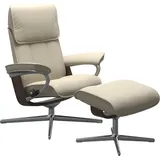 Stressless Stressless® Fußhocker »Admiral«, mit Cross Base, Größe M & L, Holzakzent Wenge beige