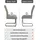 Hela Freischwinger MERKUR Cord grau 2er Set