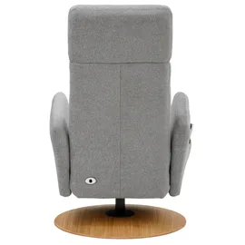sit&more TV-Sessel Kobra Mikrofaser 71 x 110 x 82 cm Grau mit 2 Motoren