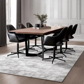 Furnhouse Esszimmerstuhl 2er-Set Luna ¦ schwarz ¦ Maße (cm): B: 59 H: 89