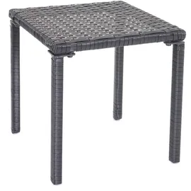 Mendler HWC-E27 Sonnenliege 200 x 65 x 87 cm Schwarz