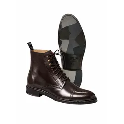 Gordon & Bros Herren Budapester Schuhe Braun einfarbig - 45