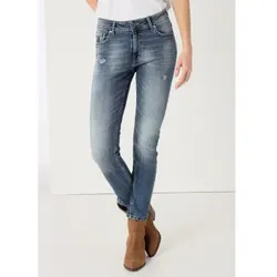 Lois Jeans für Damen. 201072623 Blaue zerrissene Jeans mit mittlerer Waschung (31), Lässig, Baumwolle, Denim