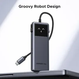 UGREEN Hub USB-C Ugreen CM888 6 em 1 PD 85W HDMI Cinzento