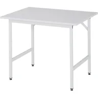 Rau Arbeitstisch Melamin 1000x800x800-850mm grau