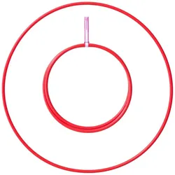 Hula Hoop 16 mm Ø 80 cm Play Rot EINHEITSGRÖSSE