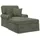vidaXL ARES Chaise Lounge mit Rock mit Kissen grün