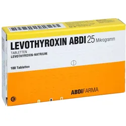 LEVOTHYROXIN Abdi 25 Mikrogramm Tabletten 100 St