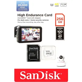 SanDisk High Endurance microSD 256 GB