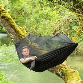 AMAZONAS Moskito-Traveller Thermo XXL 350 x 160 cm braun/beige inkl. Moskitonetz