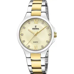 Festina Quarz Damen Mademoiselle F20618/1 - beige,Multi - 34mm