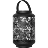 Star Trading Laterne Kunststoff, Metall (H)30 x Ø 19 cm 1 x schwarz