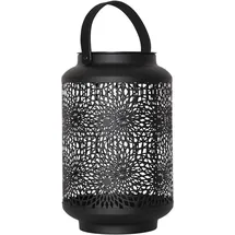 Star Trading Laterne Kunststoff, Metall (H)30 x Ø 19 cm 1 x schwarz