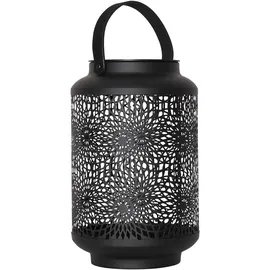 Star Trading Laterne Kunststoff, Metall (H)30 x Ø 19 cm 1 x schwarz
