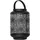 Star Trading Laterne Kunststoff, Metall (H)30 x Ø 19 cm 1 x schwarz