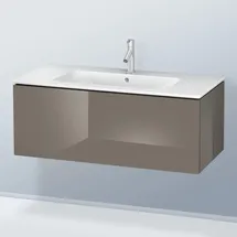 Duravit Waschtischunterschrank 1 Auszug 102 x 40 x 48,1 cm Flannel Grey Hochglanz