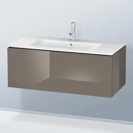 Duravit Waschtischunterschrank 1 Auszug 102 x 40 x 48,1 cm Flannel Grey Hochglanz