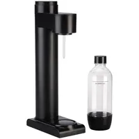 Rosenstein & Söhne Wassersprudler Küche: Soda-Wassersprudler mit 1-Liter-Flasche, Soda-Stream-kompatibel (Sodastream, Sprudelmaschine, Wasserhahn)