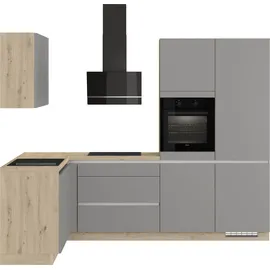 Impuls Küchen Winkelküche 460 cm grau