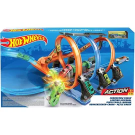Mattel Hot Wheels Autorennbahn Crash Trackset