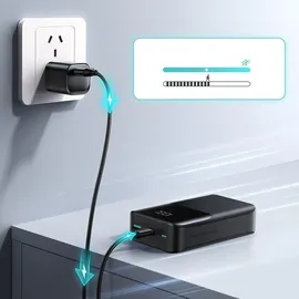 Joyroom JR-QP192 Star Series Mini 20000mAh 22 5W Powerbank - schwarz