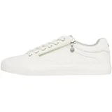 s.Oliver Sneaker Reißverschluss Weiß Damen 38
