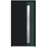 KNOCK Aluminium-Haustür »Marte«, anthrazit / moosgrün - gruen