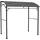 Outsunny Grillpavillon 2,15 x 1,5 m Dunkelgrau/Schwarz