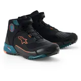 Alpinestars CR-X Schwarz/Petrol/Neon-Orange 44