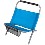 Sunnydays Campingstuhl Strandstuhl Klappstuhl Strandliegestuhl LE DELANO Strandsitz, faltbarer / klappbarer Stuhl, Faltstuhl blau