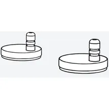 Duravit 0061381000 Scharnier-Set für WC-Sitz mit Absenkautomatik