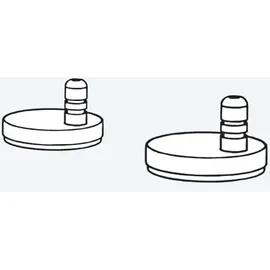 Duravit 0061381000 Scharnier-Set für WC-Sitz mit Absenkautomatik