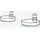 Duravit 0061381000 Scharnier-Set für WC-Sitz mit Absenkautomatik