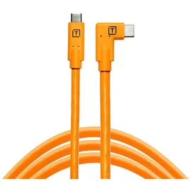 Tether Tools TetherPro USB-Datenkabel für USB-C an USB-C Right Angle - orange