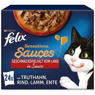 FELIX Sensations Saucen Geschmacksvielfalt vom Land 24 x 85 g