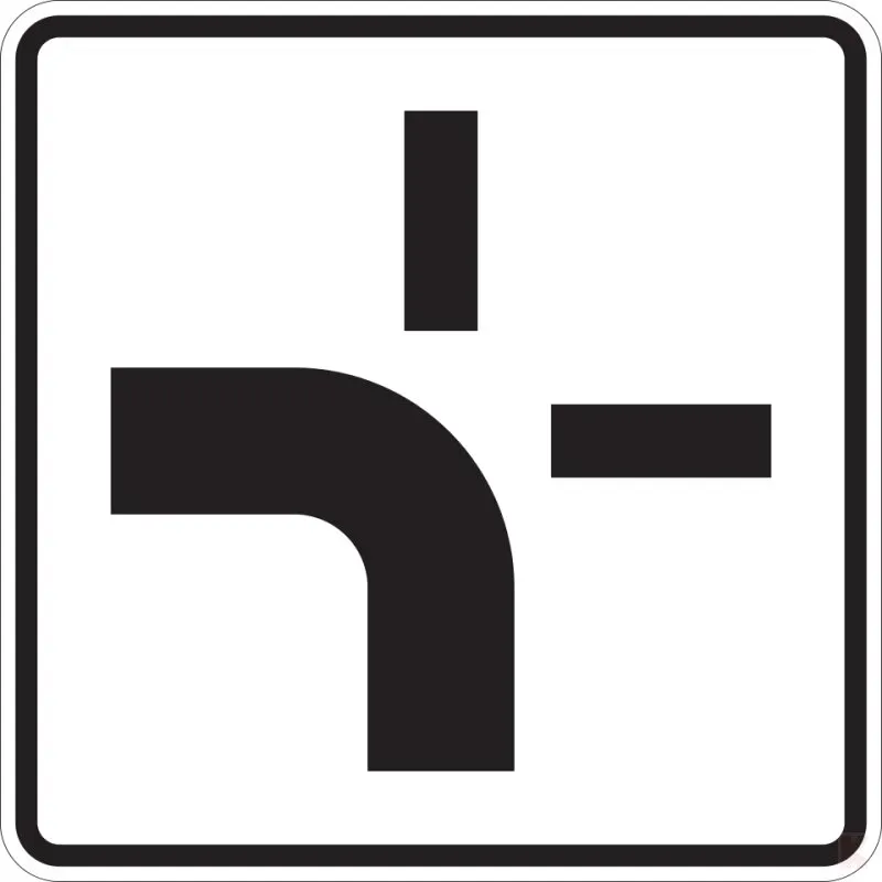 Klemos 2x2 – Verkehrszeichen Verlauf Vorfahrtsstraße 1002-10