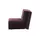 Nehl Schlafsessel Solino Velours 85 x 85 x 102 cm Lila mit Schlaffunktion