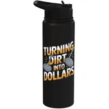 Lustiger Metalldetektor Schatzsuche Metalldetektor Stainless Steel Insulated Water Bottle