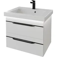 Saphir »Serie Balto Mineralmarmor-Waschtisch mit Unterschrank, 64,4 cm breit«,